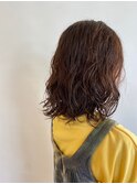 夏にぴったりウエーブスタイル　パーマ