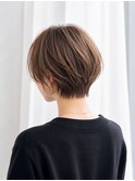 ショート×ベージュ