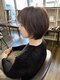 楽流頭 オブヘアー(of hair)の写真/【白髪ぼかしハイライト】×ショートカットやボブスタイルが◎上品に若見えする大人女性の似合わせが得意！