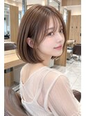 桜新町/レイヤーカット/ボブ/韓国ダブルカラー/白髪ぼかし