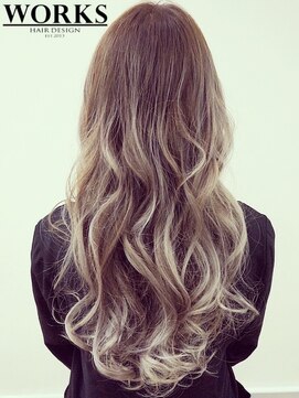 ワークス ヘアデザイン(WORKS HAIR DESIGN) 外国人風3Dグラデーション グレージュ