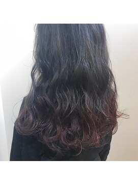 コロ(COLO) 【COLO 吉祥寺 都甲菜穂】バイオレットカラーグラデーション