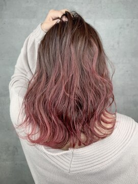 アンダーバーホワイト 堺東店(_WHITE) 【人気】ピンクグラデーション