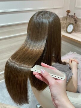 アンド ラ ブランシュ(&.La Blanche) マロンベージュ 大宮美容室/大宮東口/髪質改善ヘッドスパ専門店