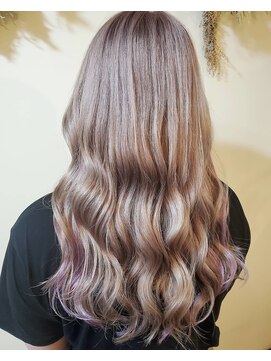 サーティーン(THIRTEEN) HUEハイトーンヘア☆エクステインナーカラー☆パープル