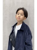 センターパートandキッズカット