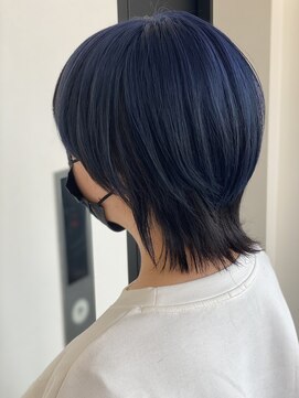 アプリバイリアン 浦和2号店(appri by Rien) インナーカラー/ネイビー/ウルフ[浦和/浦和駅]