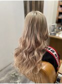 #バレイヤージュ#ハイトーン #ブロンド