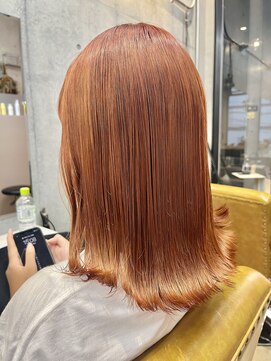 ココ 西葛西南口店(COコ) テラコッタカラー|西葛西髪質改善|西葛西ブリーチカラー|西葛西