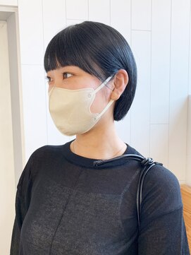 アイティーバイアルバム 下北沢店(IT by ALBUM) フェイスレイヤーボブ_グレージュカラーボブウルフ_ba400981