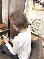 ショコラアッシュ　ヘルシースタイル　ふんわりカール　大人