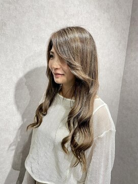 ティーリング(T ring) T ring藤田♪ 顔周りレイヤーロングスタイル