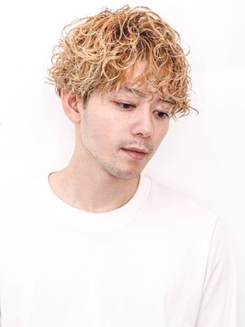 ルックグッドストア(LOOK GOOD STORE) 束感ショートマッシュパーマウルフ波巻きハイライト339