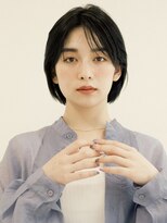 オンク 新宿(onk)&nbsp;黒髪/グレーベージュ/レイヤーロング/前髪パーマ[新宿駅]