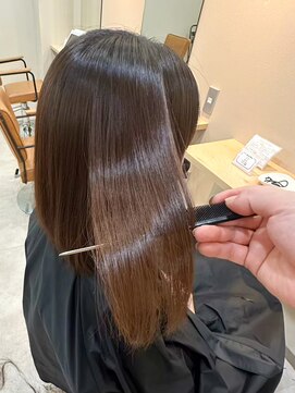 テトテ 三宮店(Tetote) 【tetote山口のサロンスタイル】艶髪ストレート/矯正系髪質改善