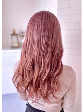 トライブ クリエートサロン(TRIBE create salon by SERVE) *:.*:.TRIBE*:.**;.ふんわり巻き髪×ピンクカラー