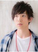 黒髪でこなれ感！くせ毛風ソフトツイストパーマn札幌月寒