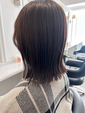 ビビグランジュテ(BiBi) 高知 南国市 BiBi glandjete 暗髪 可愛い 切りっぱなしボブ