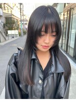 シーン(seen)&nbsp;★ウルフレイヤーマッシュ似合わせカットアッシュブラック★