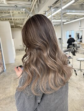 ファンド 千葉(fand) バレイヤージュカラー/白髪ぼかし/イメチェングレージュ