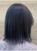 ブリーチあり＊透明感ブルーグレー