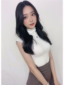 オリジンズヘアーセカンド 守谷店(Origins hair 2nd) アッシュ系ブラックカラー×BYKARTE TR