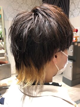 ビスイル 秋葉原店(Vis ill) マッシュウルフインナーブリーチ