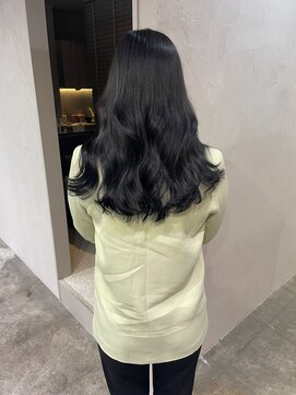 インビテーション 名古屋(invitation) 韓国風巻き、地毛風カラー