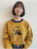 まとまるボブ×オーキッドブラウン