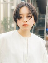 ガーデンヨコハマ(GARDEN YOKOHAMA) ショート ショートボブ 小顔カット 暗髪 丸みショート