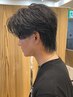 【最旬◆新毛流れヘア】メンズカット+フェザーパーマ