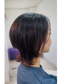 ウルフマッシュ　お顔周り長めライン