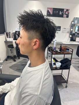 メンズサロン キング 梅田店(Men’s salon K!ng) 波巻きツイストスパイラルパーマ/フェザーパーマ/眉毛/メンズ