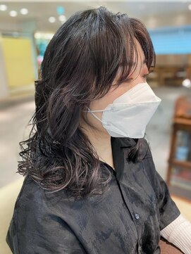 フリップビーアヴェダ(FLIP B AVEDA) 本八幡×暗髪カラー×ロングヘア