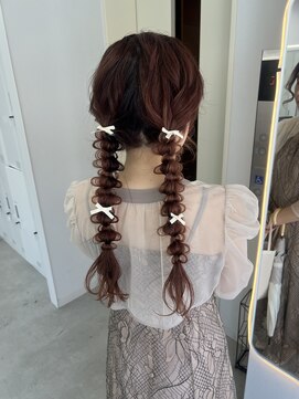 エイム(AiM) タイトヘアセット/アップヘア/ローポニー/結婚式ヘアセット