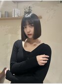 【ZEST中野/Hikaru】切りっぱなしボブカット