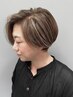 似合わせカット＋ポイントパーマ（前髪・トップ等）【江坂駅前｜江坂】