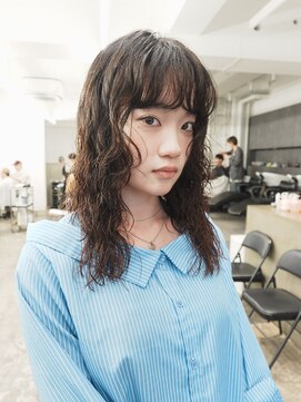 レコ 渋谷(LECO) アンニュイパーマロングパーマスパイラルパーマ