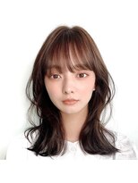 ロングレイヤーグレージュカラー美肌カラー透明感20代30代銀座