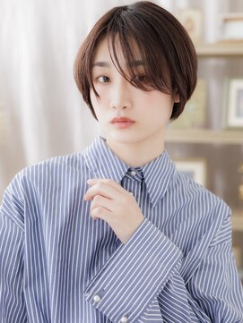 カバーヘアアンドスパ ブリス 浦和(COVER HAIR&SPA bliss) 小顔補正カットうざバング丸みショートc7浦和20代30代40代