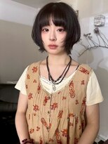 ナービス(NARVIS)&nbsp;ショートボブ/レイヤー/ふんわりカール/ブラウン