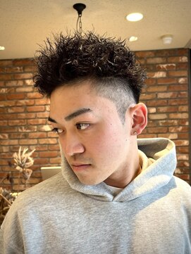 ボコカ(bococa) 【大村指名】メンズカットピンパーマツイスト登戸