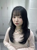 エルヘアメゾン(el. hair maison)&nbsp;髪質改善＊韓国レイヤーワンカールロング