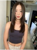 【表参道sheta中澤】小顔オリーブグレー黒髪クラゲヘア