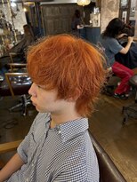 マギーヘア(magiy hair)&nbsp;オレンジ/マッシュウルフ/magiyhair/下北沢/hide