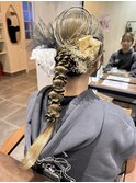卒業式　ヘアセット
