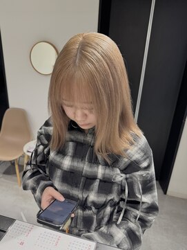 【fuka】ミルクティーベージュ/リタッチカラー/ハイトーン