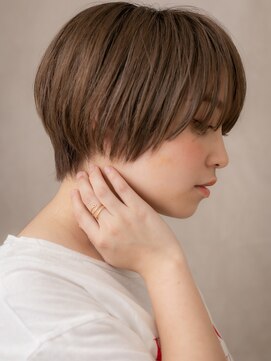 カバーヘア ブリス 戸田公園西口店(COVER HAIR bliss) ウォームブラウン似合わせカット丸みショートX戸田公園10代20代