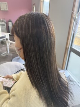 リュウ(Ryu) 白髪ぼかしハイライト＋髪質改善トリートメント