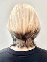 ステア ケース(stair case) ホワイトブロンド×エンドカラー